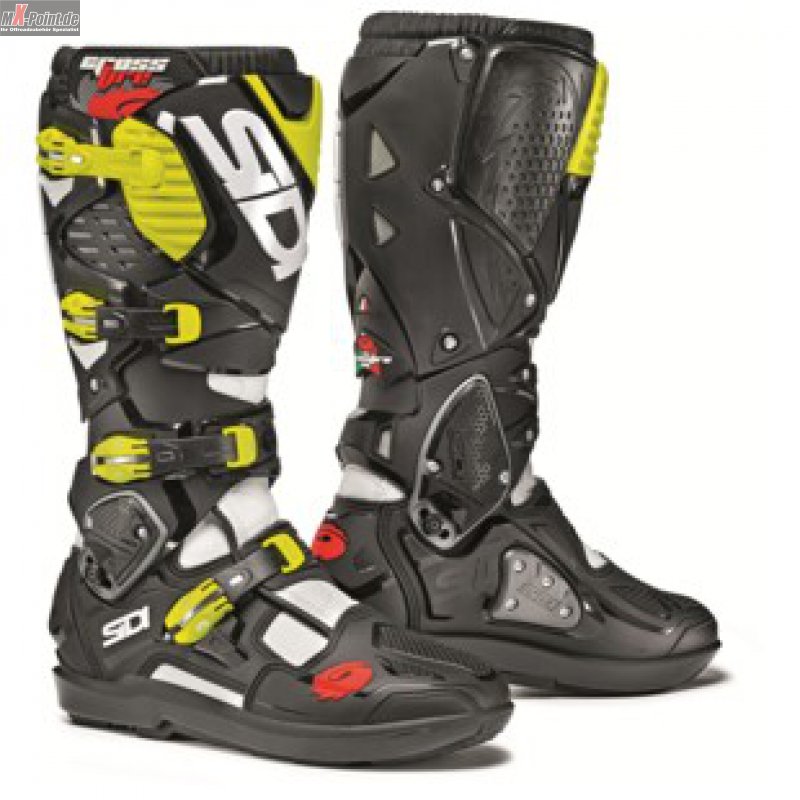 Sidi Crossfire 3 Boots SRS Black Yellow 479 00