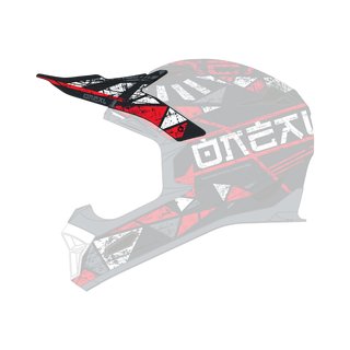 Oneal Spare Visor FURY Helmet ZEN red