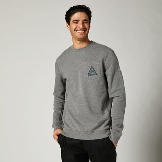 Fox RUNDHALS-SWEATSHIRT SHINBONE Heather Graphite