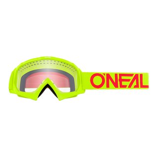 ONeal B-10 Youth Goggle SOLID neon yellow/red