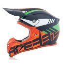 Acerbis Helm Profile 3.0 Blackmamba blau-orange-fluo