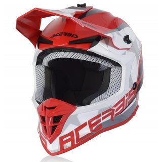 Acerbis Helm Linear rot-weiß 