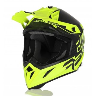 Acerbis Helm Carbon Steel gelb-fluo 