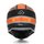 Acerbis Helm Steel Junior schwarz-orange