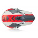 Acerbis Helm Steel Junior rot-grau 