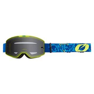 ONeal B-20 Goggle STRAIN V.22 blue/neon yellow - gray