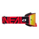 ONeal B-30 Goggle BOLD black/red - radium red