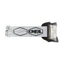 ONeal B-30 ROLL OFF Goggle HEXX V.22 black/white - clear