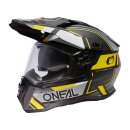 ONeal D-SRS Helmet SQUARE black/gray/neon yellow